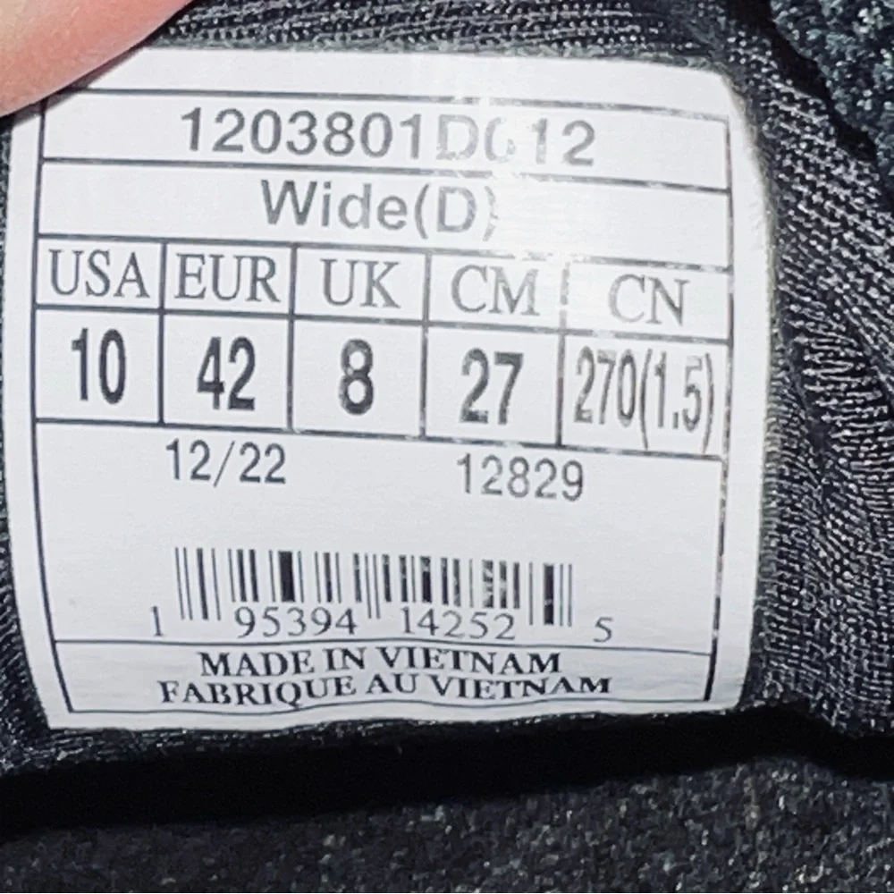 Brooks Ghost 15 Running Athletic Sneakers Shoes US 10 M Black Silver/Gray - Picture 9 of 10